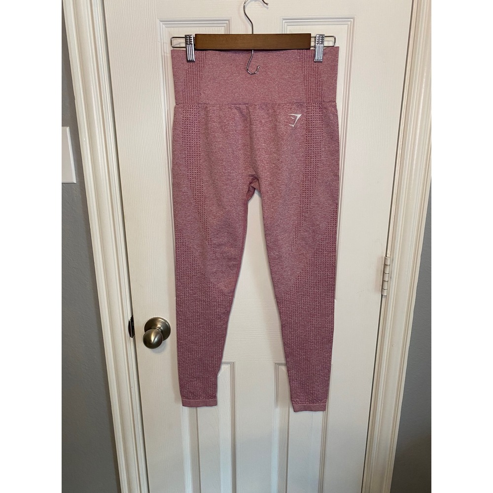 Gymshark Vital Seamless 2.0 Leggings Pink Women's‎ Medium Workout Athleisure